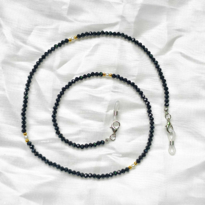 Elegant glasses holder chain with colorful beads Stornfield