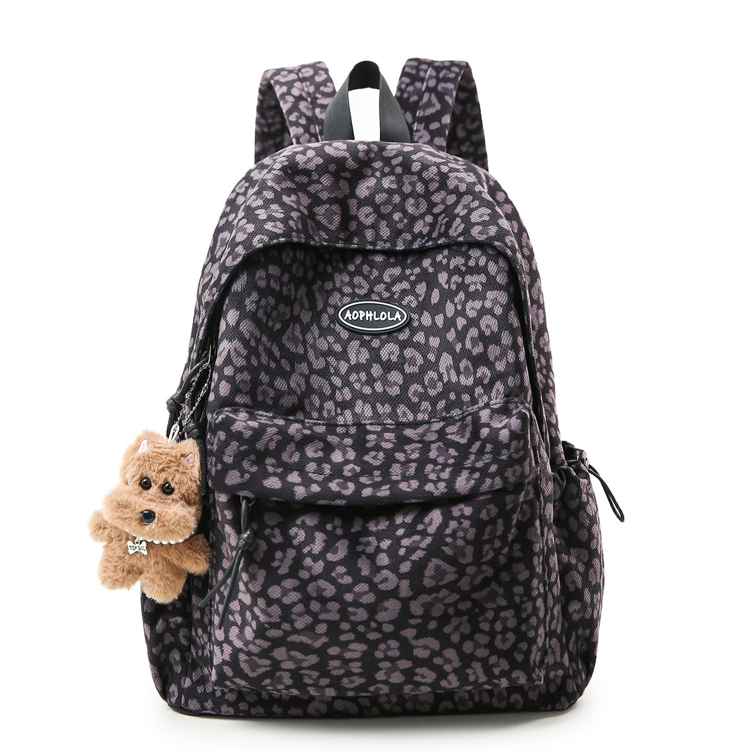 Animal Print Patterned School Backpack Stornfield