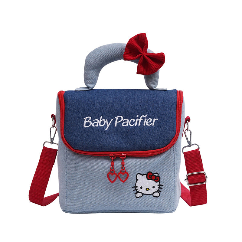 Stylish Denim Pacifier Bag Stornfield
