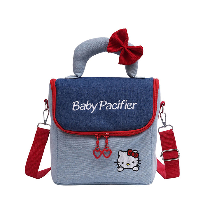 Stylish Denim Pacifier Bag Stornfield