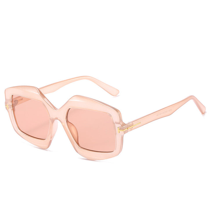 Bold Patterned Hexagonal Sunglasses Stornfield