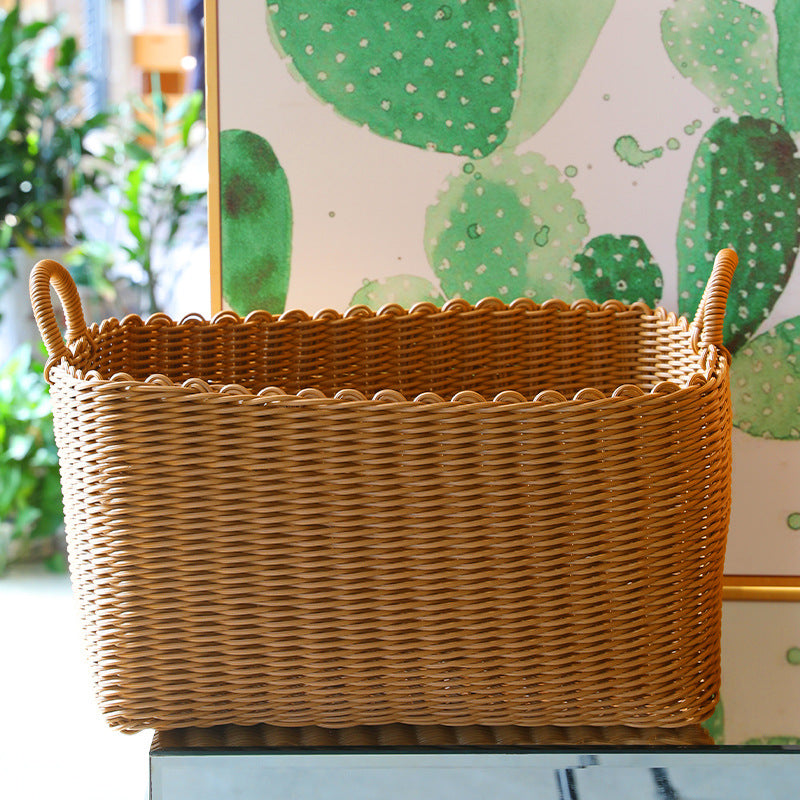 Unisex Braided Storage Basket with Practical Handle Stornfield