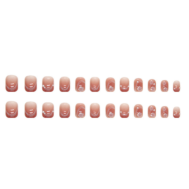 Floral Design Press-On Nails Stornfield