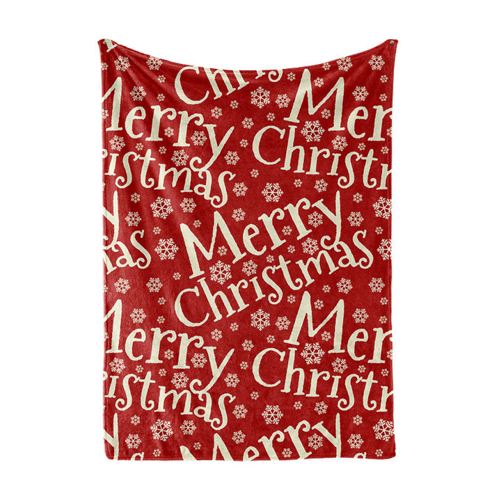 Women's Christmas blanket with festive tree and gift design Stornfield