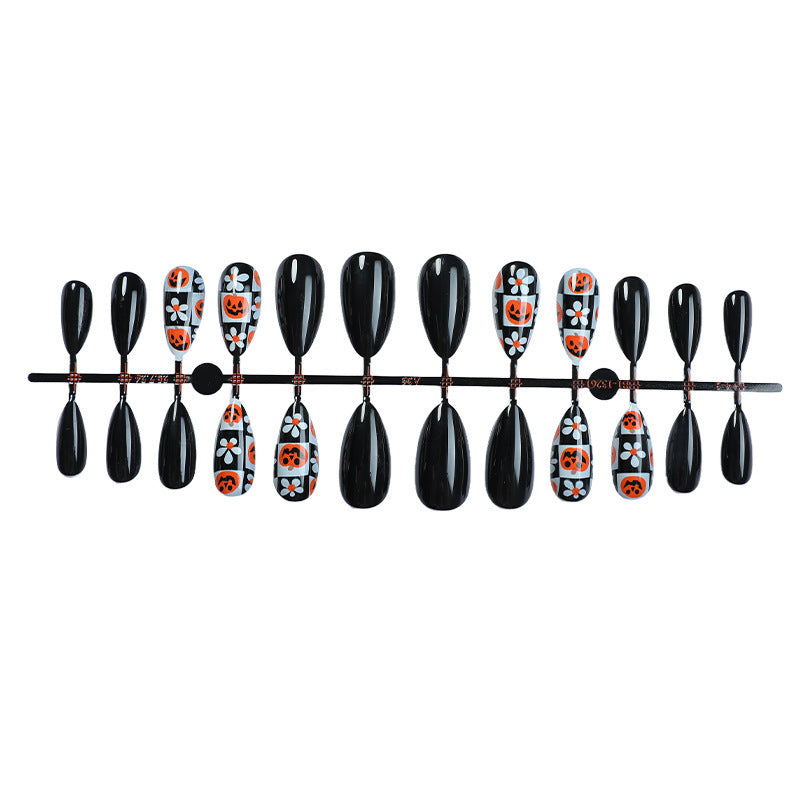 Halloween-Themed Press-On Nail Art Set