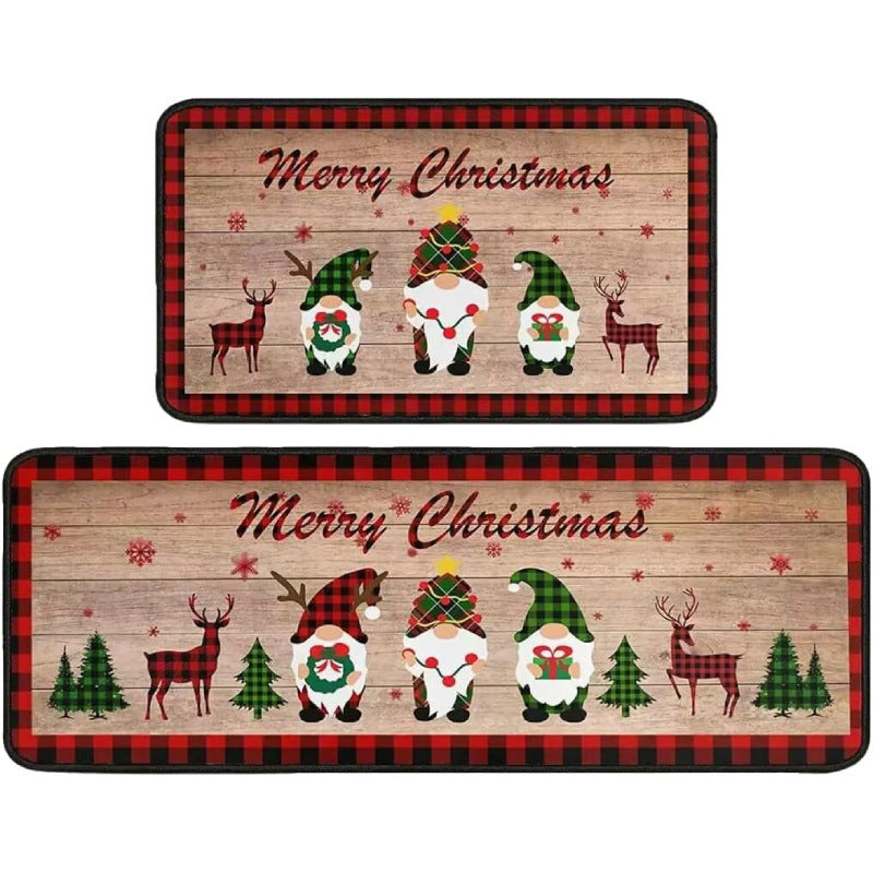 Festive Holiday-Themed Doormat