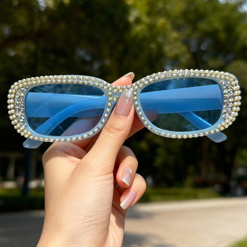 Rhinestone-Embellished Fashion Sunglasses Stornfield