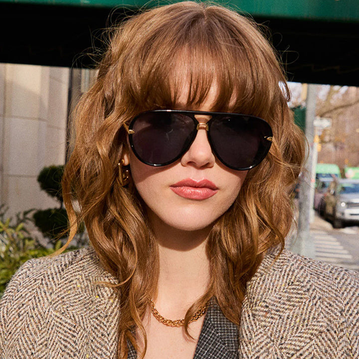 Women Pilot Sunglasses with Modern Metal Frame and UV Protection Stornfield