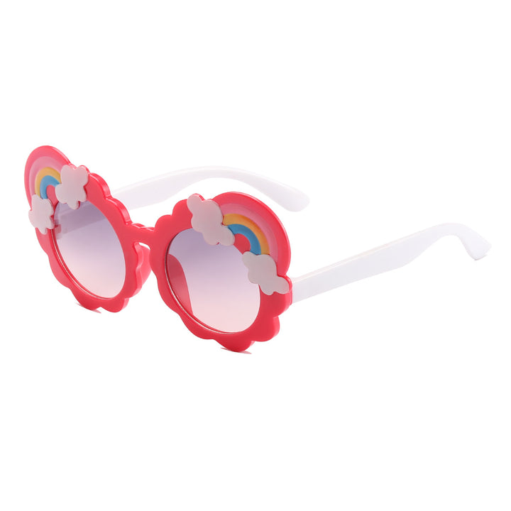 Ladies design-oriented sunglasses with flower-shaped frame Stornfield