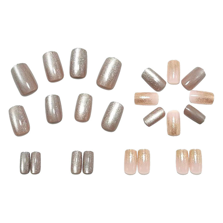 Luxurious artificial nails with glitter accents Stornfield