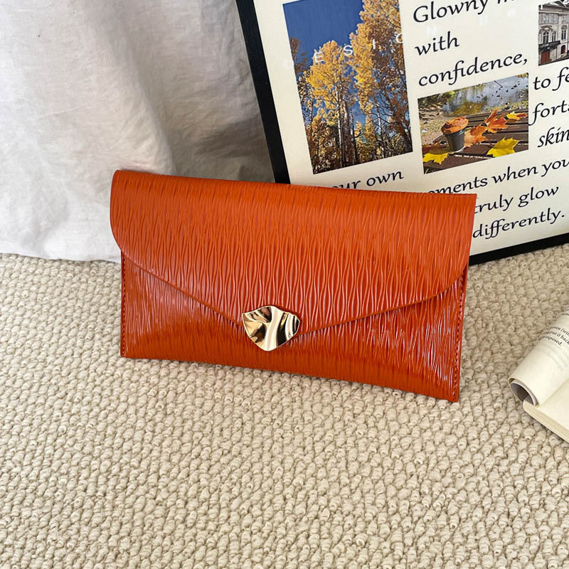 Elegant Patent Leather Evening Clutch