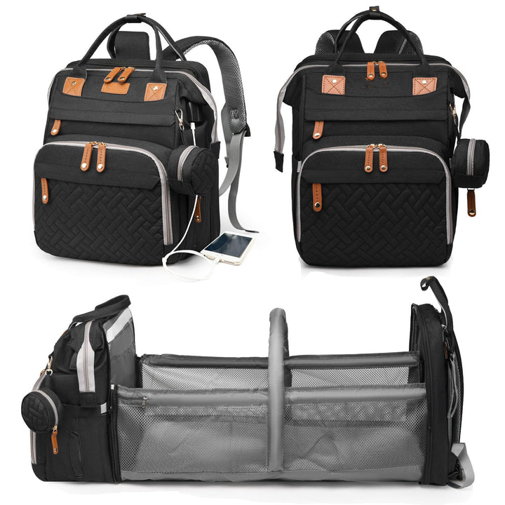 Unisex Multifunctional Backpack with Removable Zipper and Insulated Compartment Stornfield