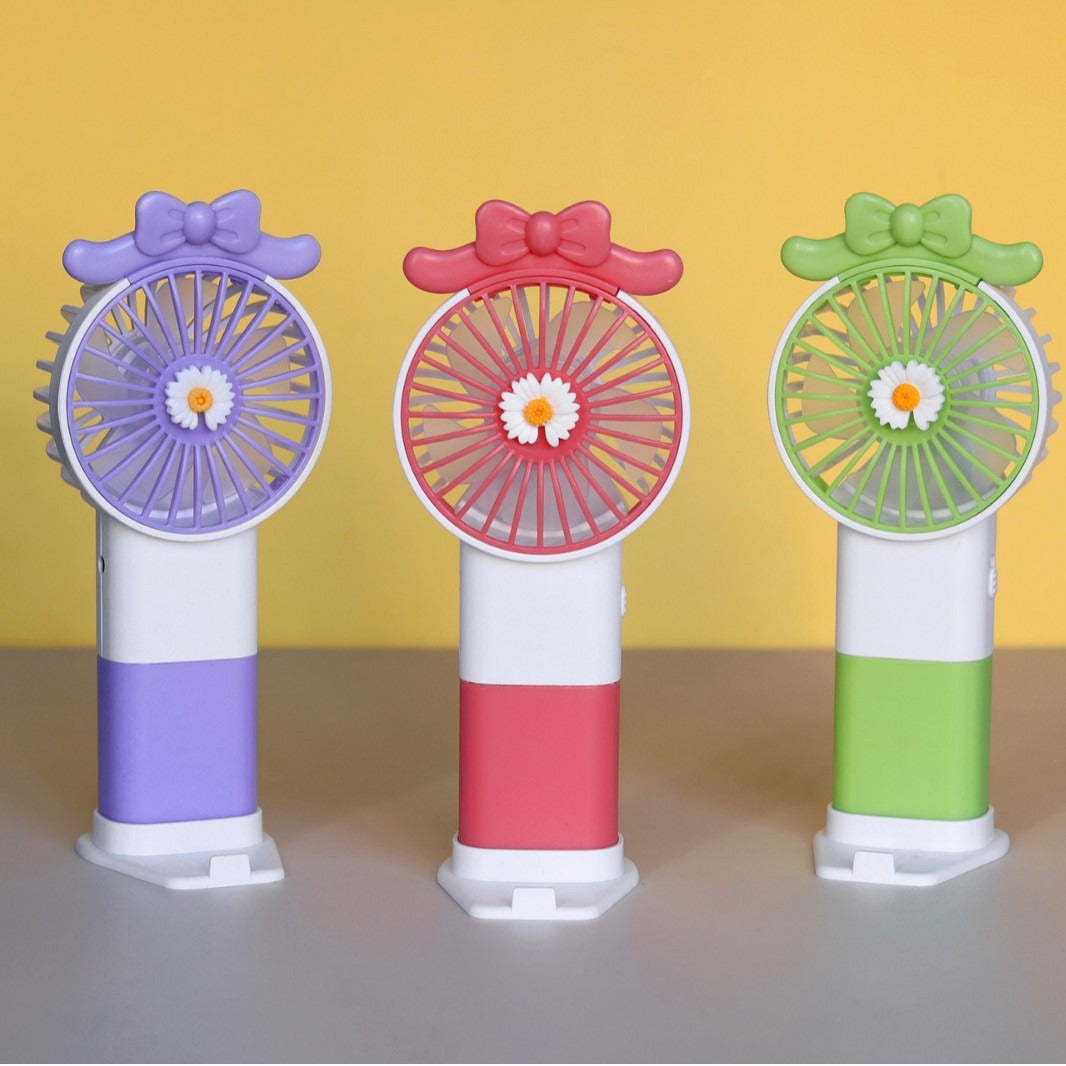 Unisex handheld fan with colorful design and adjustable tilt Stornfield