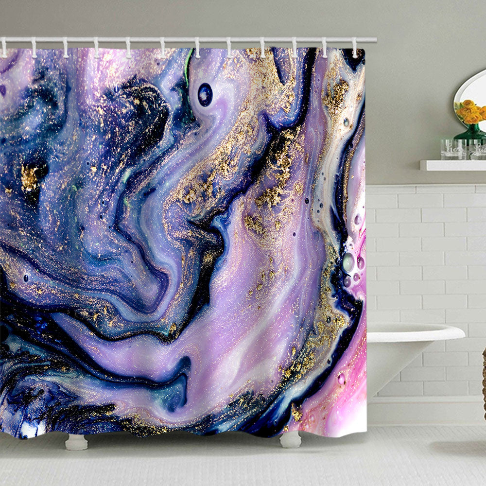 Artistic Marble Design Shower Curtain Stornfield
