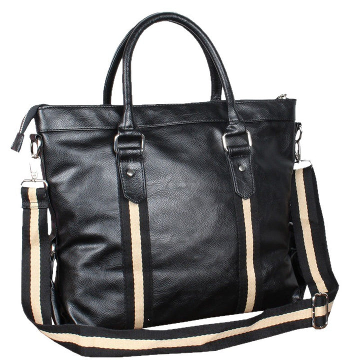 Elegant and Multifunctional Leather Briefcase Stornfield