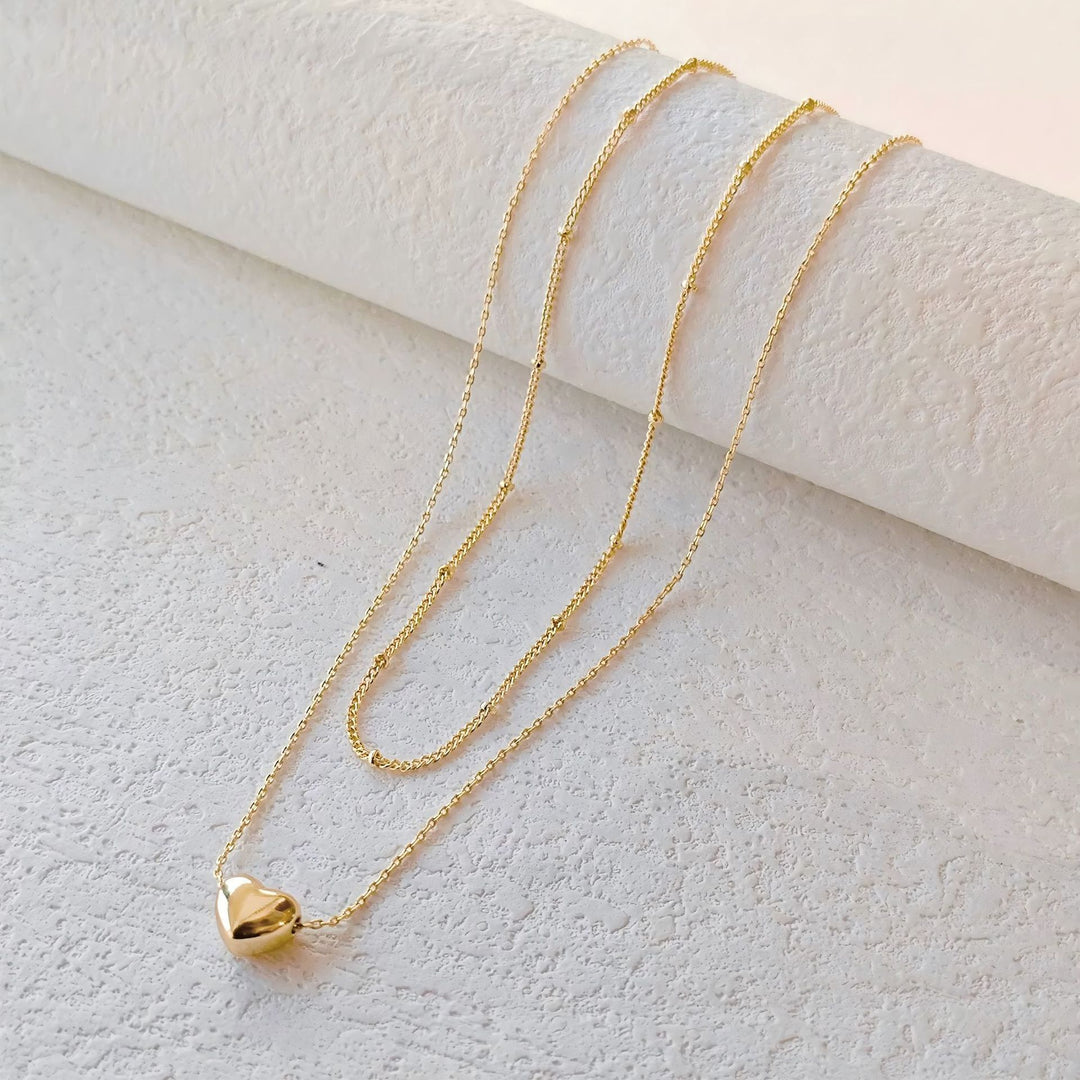 Heart Pendant Layered Necklace Stornfield