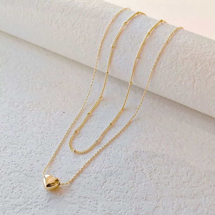Heart Pendant Layered Necklace Stornfield