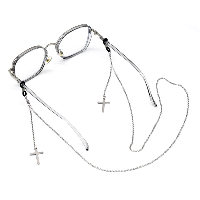 Trendy Metal Cross Eyewear Chain Stornfield