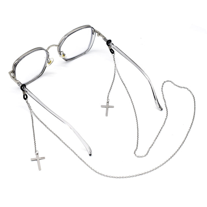 Trendy Metal Cross Eyewear Chain Stornfield