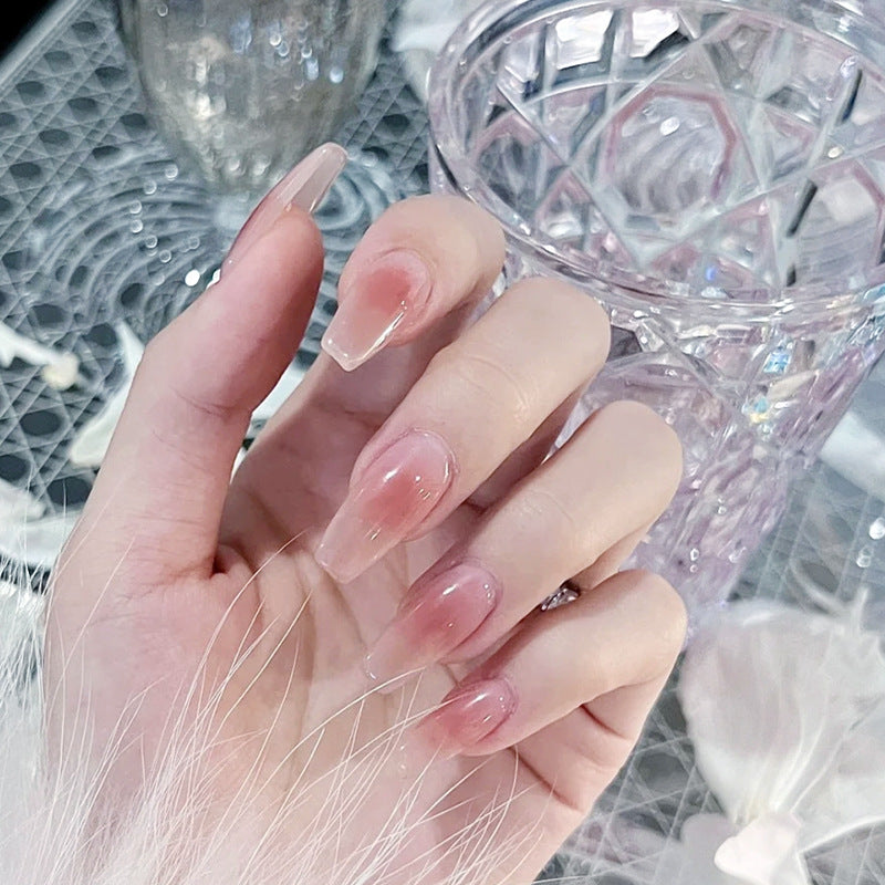 Acrylic nail set with elegant ombre effect Stornfield
