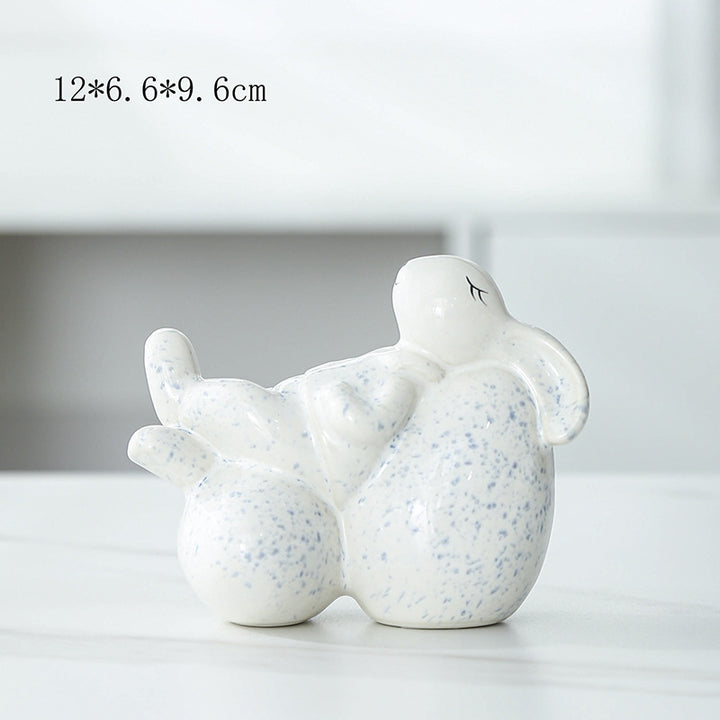 Whimsical Decorative Bunny Sculpture Stornfeild