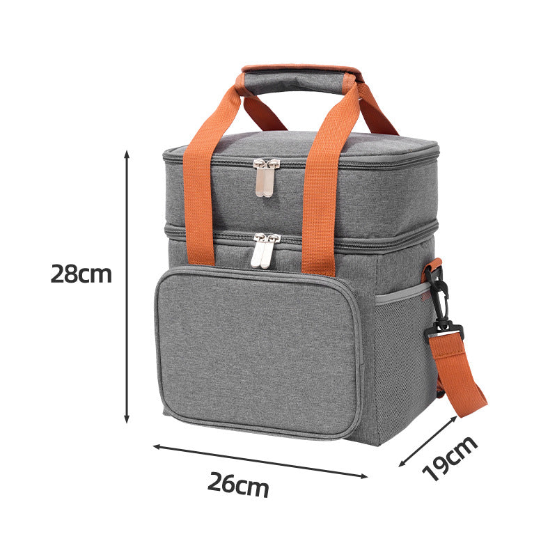 Insulated Dual-Compartment Lunch Cooler Stornfield