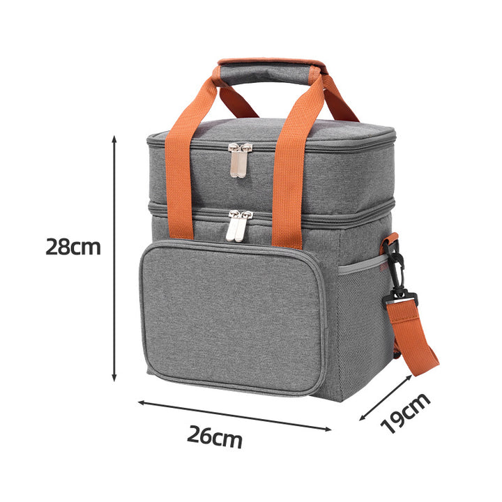 Insulated Dual-Compartment Lunch Cooler Stornfield