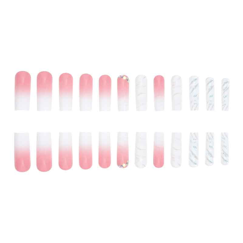 Premium Acrylic Square Press-On Nails Stornfield