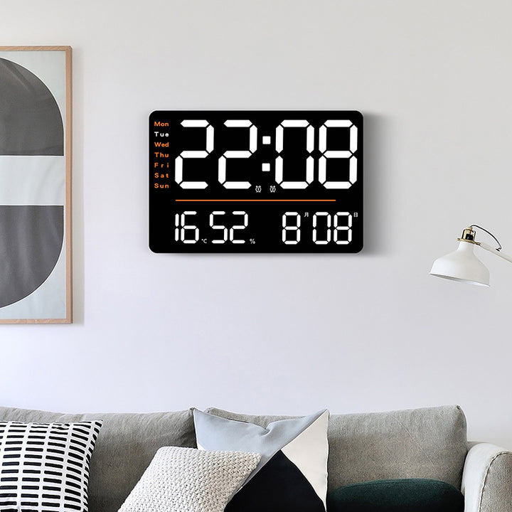 Digital Alarm Clock with Multifunction Temperature and Day of the Week Display Stornfield