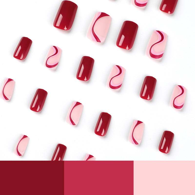 Artistic acrylic nails with elegant color gradients and glitter Stornfield