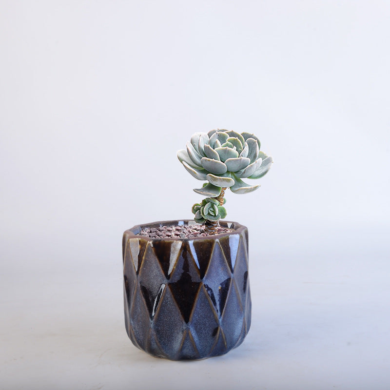 Elegant geometric plant bowl Stornfield