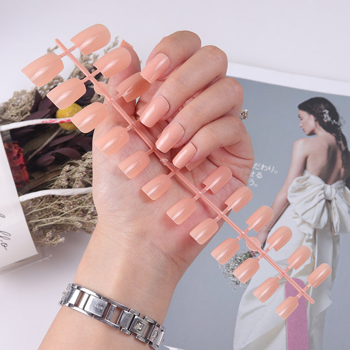 Natural Glossy Press-On Nail Tips Stornfield
