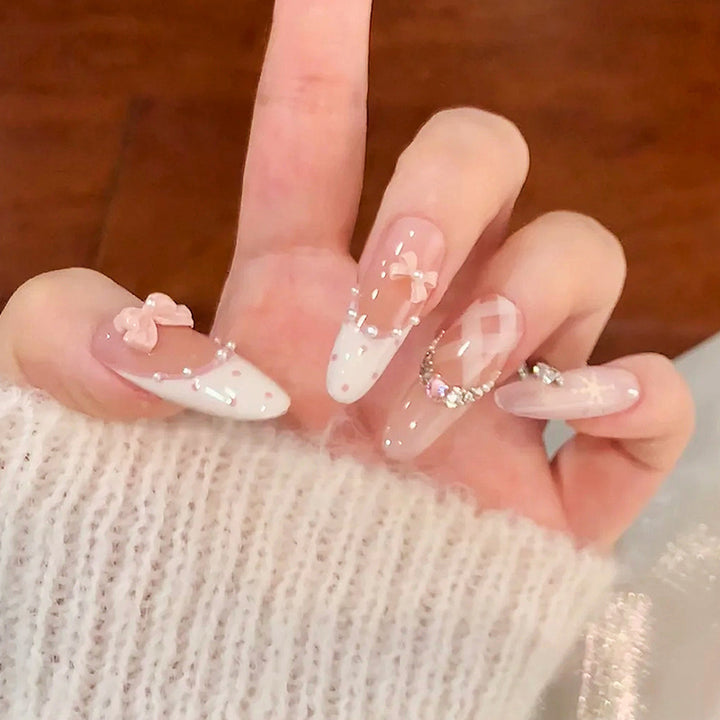 Decorative Press-On Nail Art Set Stornfield