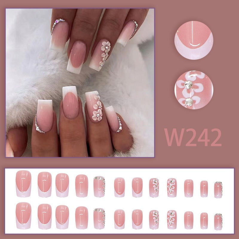 Elegant Floral Design Press-On Nails Stornfield