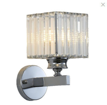 Crystal-Accented Wall Sconce