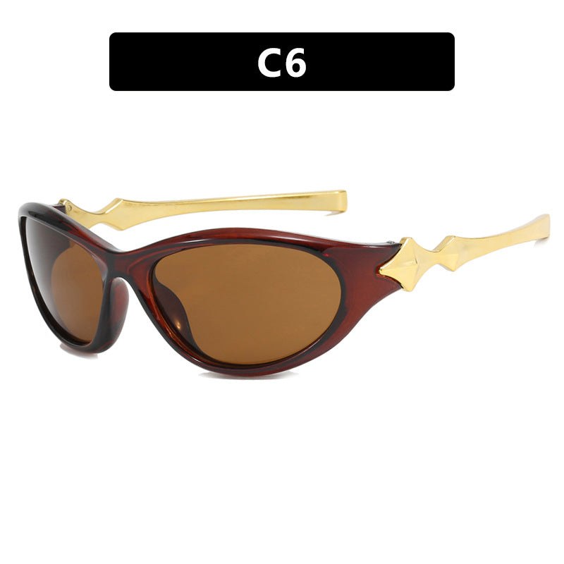 Ladies' sunglasses in an elegant retro style with eye-catching lenses Stornfield