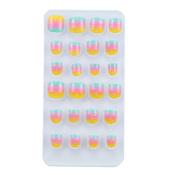 Playful Cartoon Animal Press-On Nail Set Stornfield