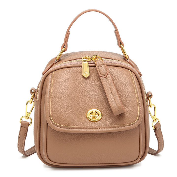 Textured Vegan Leather Crossbody Handbag Stornfield