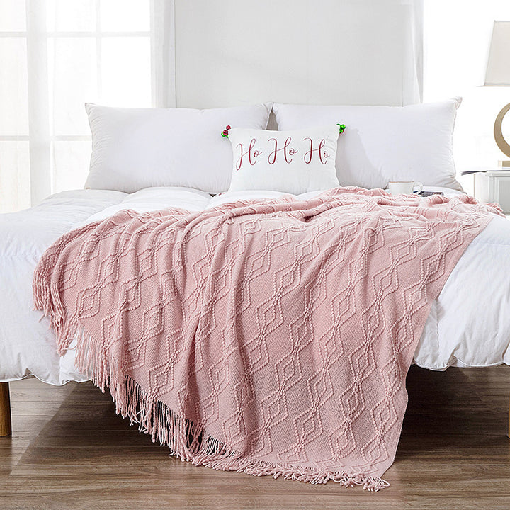 Home Decorative Knit Blanket