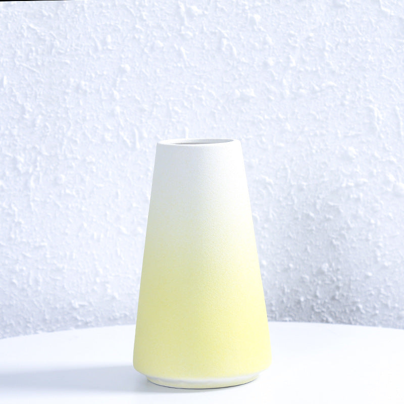Modern Textured Ceramic Flower Vessel Stornfeild
