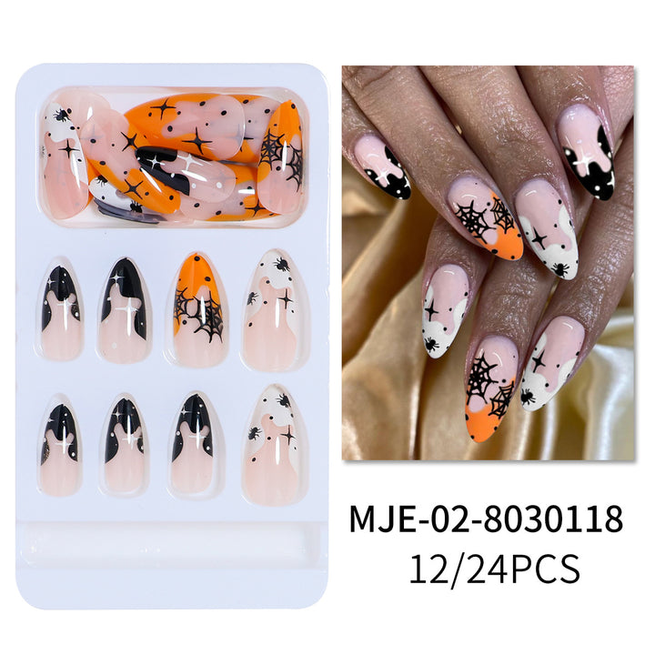 Artistic Abstract Press-On Nail Set Stornfield
