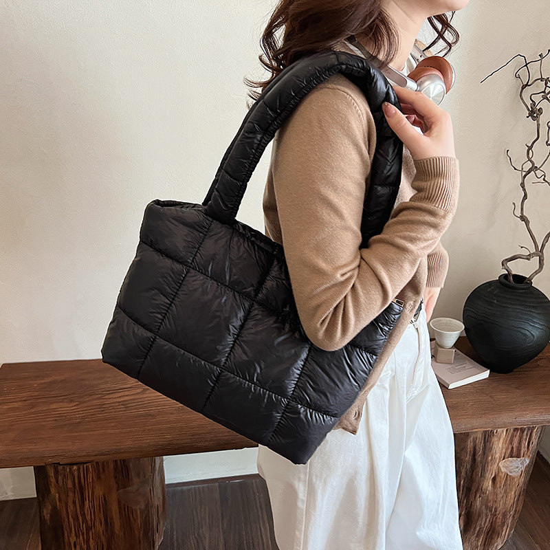 Cozy Quilted Tote Bag