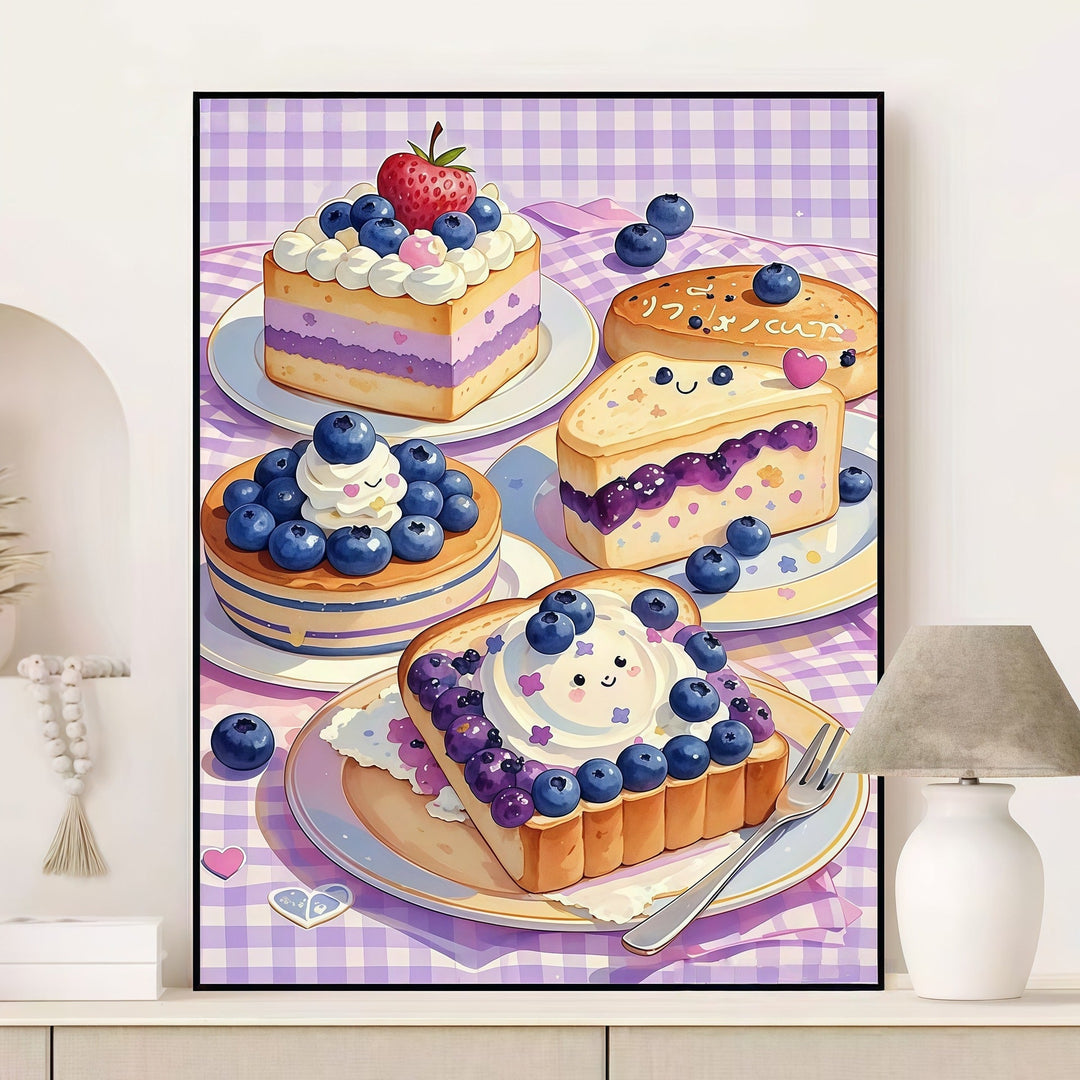 Fruity Dessert-Themed Canvas Art Print Stornfield