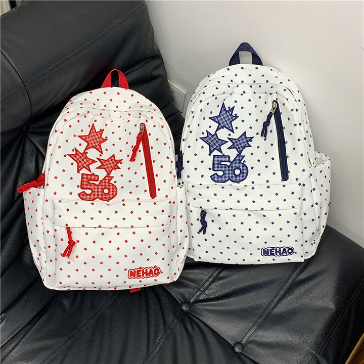 Star-Patterned Casual Backpack Stornfield 1791204448