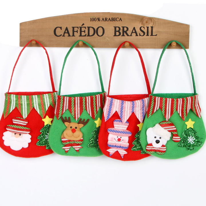 Festive Holiday-Themed Felt Tote Bag Stornfield