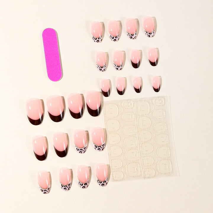Stylish French Tip Nail Art Extensions Stornfield