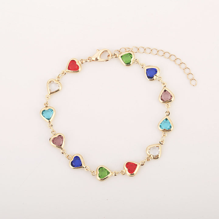 Colorful Gemstone Adjustable Bracelet Stornfield