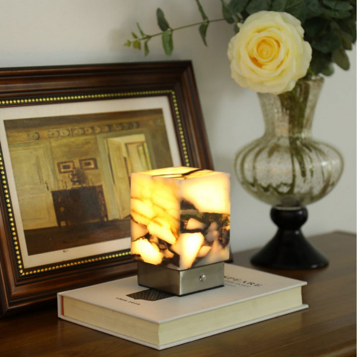 Elegant Stone Table Lamp
