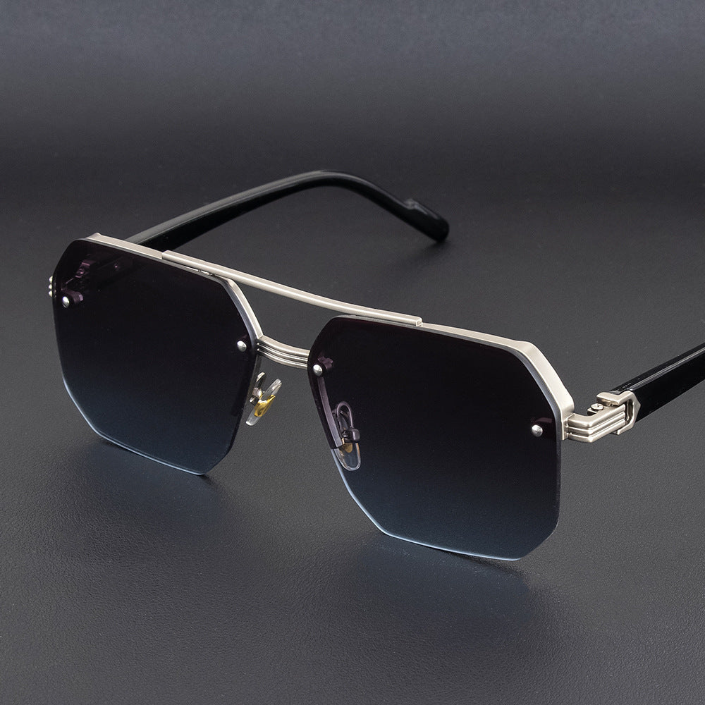 Geometric Metal Frame Sunglasses Stornfield