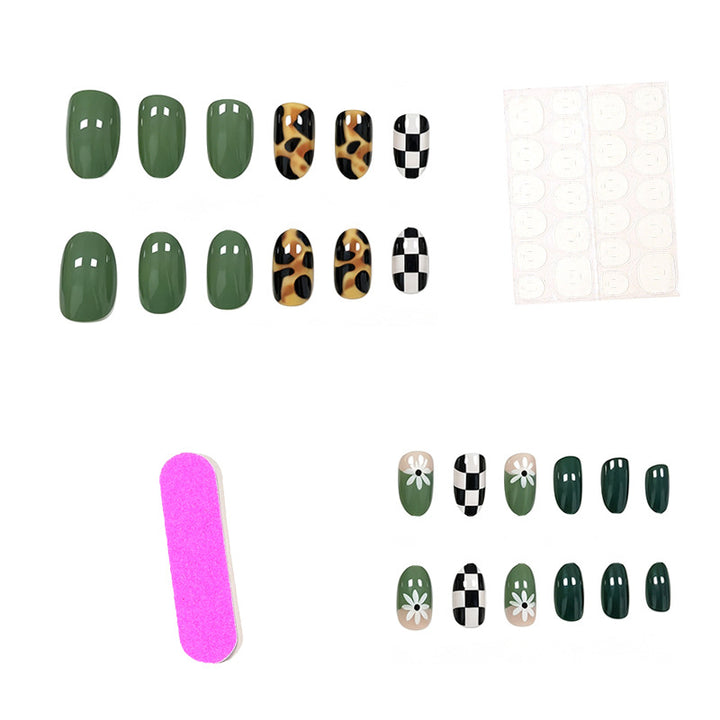 Artistic Press-On Nail Set Stornfield